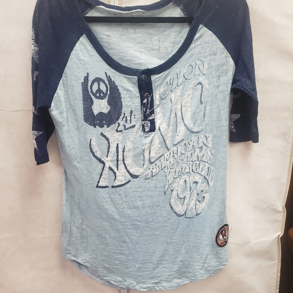Afflcition burn out 3/4 sleeve